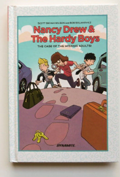 Nancy Drew & Hardy Boys Case Missing Adults HC Dynamite Graphic Novel Comic Book - Very Good