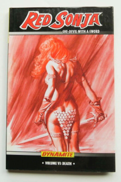 Red Sonja She-Devil With A Sword 6 Hardcover Dynamite Graphic Novel Comic Book - Very Good