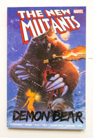 New Mutants Demon Bear Marvel Graphic Novel Comic Book - Very Good