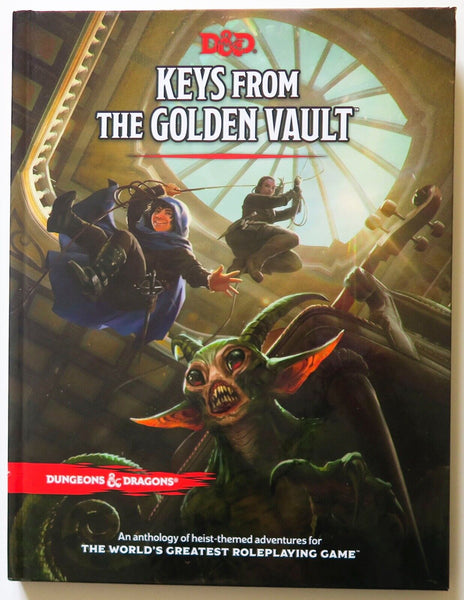 Dungeons & Dragons Keys From The Golden Vault Hardcover Graphic Novel Book - Very Good