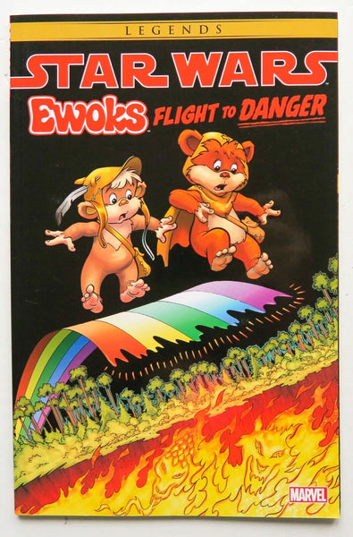 Star Wars Ewoks Flight To Danger Marvel Graphic Novel Comic Book - Very Good