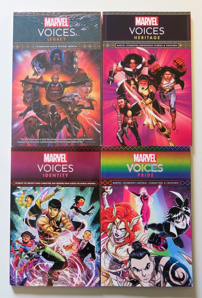 Marvels Voice Legacy Heritage Identity Pride Marvel Graphic Novel Comic Book Lot - Very Good