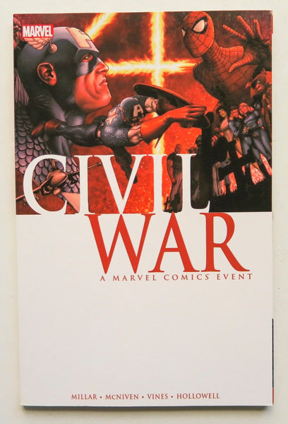 Civil War Marvel Comics Event Millar McNiven Marvel Graphic Novel Comic Book - Very Good
