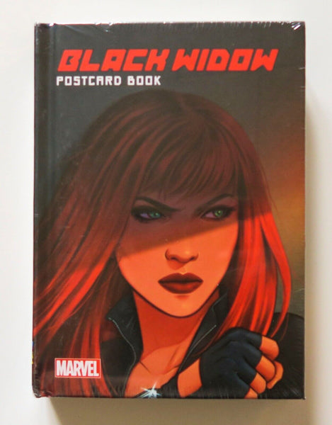 Black Widow Postcard Book Hardcover Marvel Graphic Novel Comic Book - Very Good