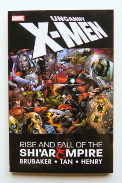 Uncanny X-Men Rise & Fall of the Shi'Ar Empire Marvel Graphic Novel Comic Book - Very Good