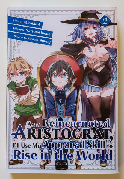 As a Reincarnated Aristocrat Ill Use My Appraisal 2 NEW Manga Novel Comic Book