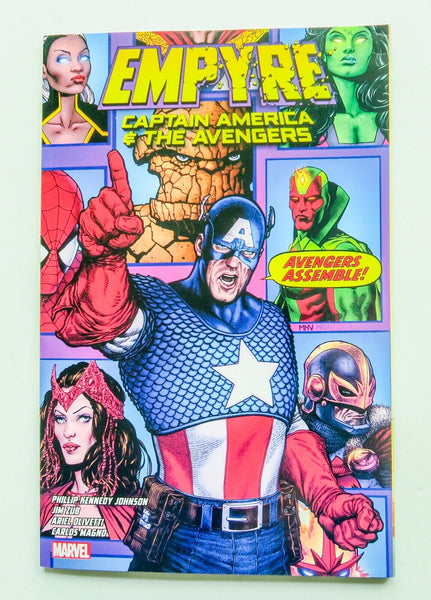 Empyre Captain America & The Avengers Marvel Graphic Novel Comic Book - Very Good