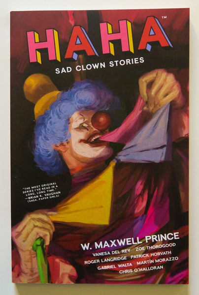 Haha Sad Clown Stories Image Graphic Novel Comic Book - Very Good