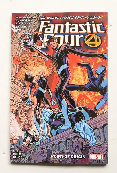 Fantastic Four Point of Origin Vol. 5 Marvel Graphic Novel Comic Book - Very Good