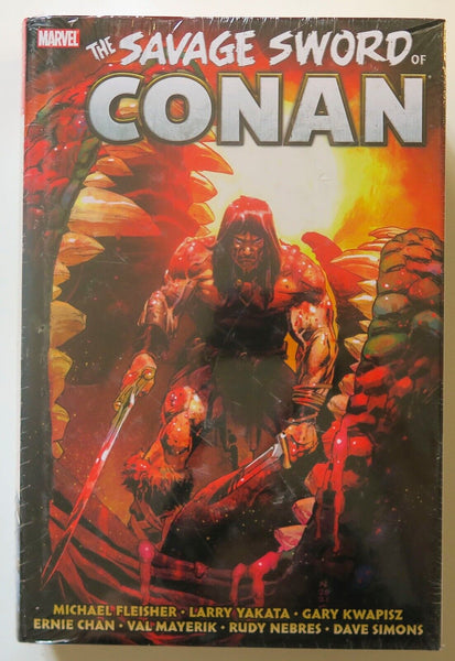 The Savage Sword of Conan Original Years 8 HC Marvel Omnibus Graphic Novel Book - Very Good