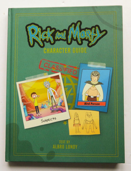 Rick and Morty Character Guide Hardcover Dark Horse Graphic Novel Comic Book - Very Good