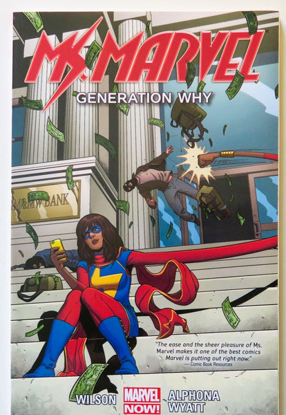 Ms. Marvel Vol. 2 Generation Why Marvel Now Graphic Novel Comic Book - Very Good