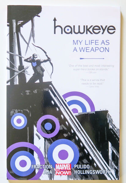 Hawkeye Vol. 1 My Life As A Weapon Marvel Now Graphic Novel Comic Book - Very Good
