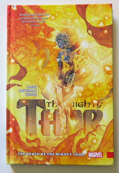 Mighty Thor Vol. 5 The Death of Mighty Thor HC Marvel Graphic Novel Comic Book - Very Good