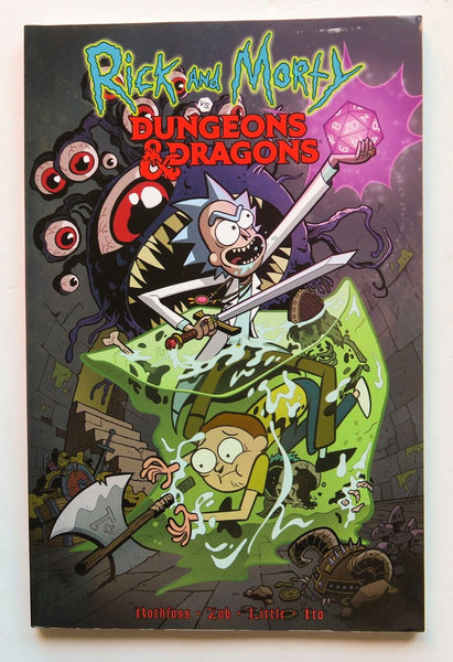 Rick and Morty Dungeons & Dragons IDW Graphic Novel Comic Book - Very Good