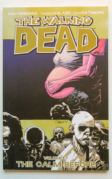 The Walking Dead Vol. 7 The Calm Before Kirkman Image Graphic Novel Comic Book - Very Good