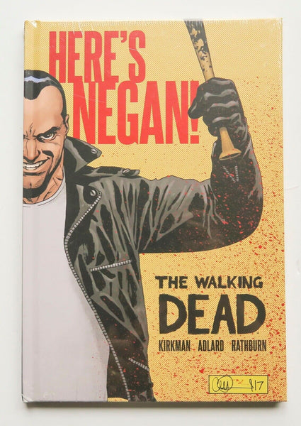 The Walking Dead Here's Negan Hardcover Image Graphic Novel Comic Book - Very Good