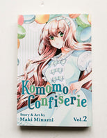 Komomo Confiserie 2 Maki Minami Shojo Beat NEW Viz Media Manga Novel Comic Book