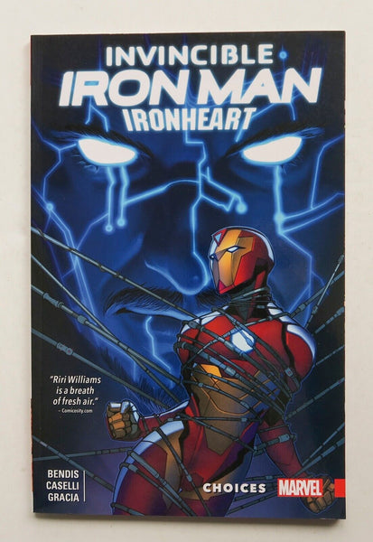 Invincible Iron Man Ironheart Vol. 2 Choices Marvel Graphic Novel Comic Book - Very Good