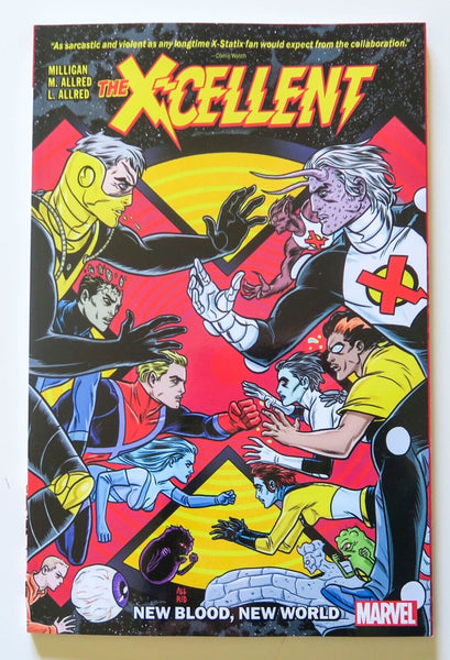 X-Cellent Vol. 1 New Blood New World Marvel Graphic Novel Comic Book - Very Good