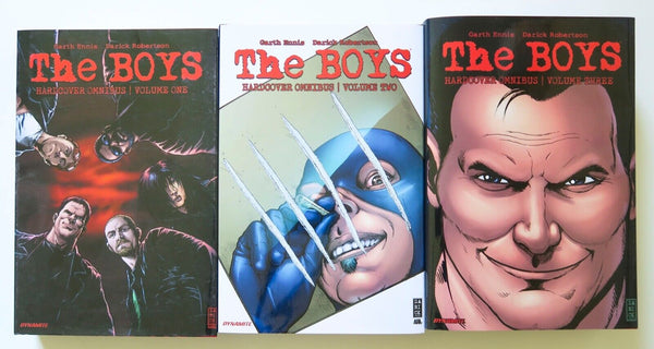 The Boys HC Omnibus 1 2 & 3 Signed NEW Dynamite Graphic Novel Comic Book Lot B