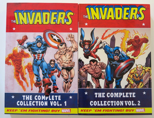Invaders Class The Complete Collection 1 2 Marvel Graphic Novel Comic Book Lot 2 - Very Good