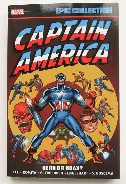 Captain America Hero or Hoax Marvel Epic Collection Graphic Novel Comic Book - Very Good
