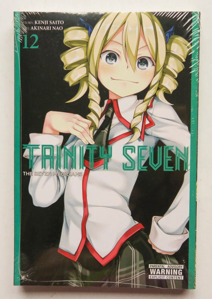 Trinity Seven The Seven Magicians Vol. 12 NEW Yen Press Manga Novel Comic Book