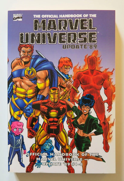 Marvel Comics Essential Official Universe Handbook 1 Graphic Novel Comic Book - Very Good