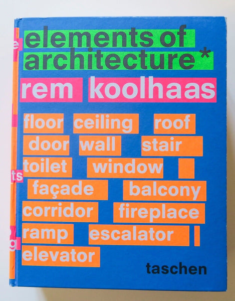 Elements of Architecture S&D Taschen Hardcover Photography Book - Good