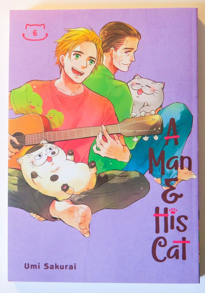 A Man and His Cat Vol. 6 Umi Sakurai NEW Square Enix Manga Novel Comic Book