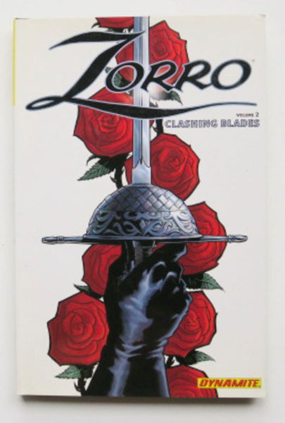 Zorro Vol. 2 Clashing Blades Hardcover Dynamite Graphic Novel Comic Book - Very Good