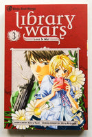 Library Wars Vol. 3 Love & War NEW Viz Media Shojo Beat Manga Novel Comic Book
