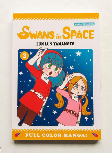 Swans In Space Vol. 3 Lun Lun Yamamoto NEW Udon Kids Manga Novel Comic Book