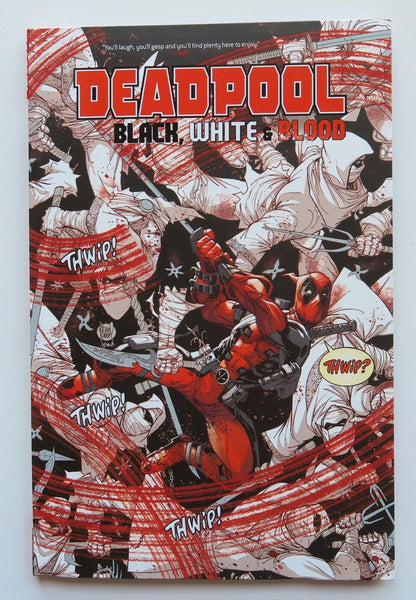 Deadpool Black White & Blood Marvel Graphic Novel Comic Book - Very Good