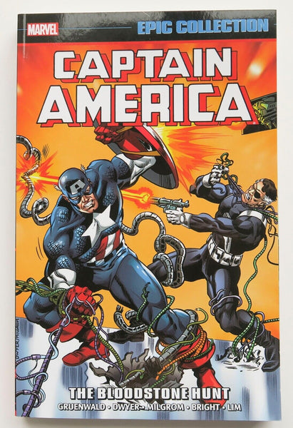 Captain America The Bloodstone Hunt Marvel Epic EC Graphic Novel Comic Book - Very Good