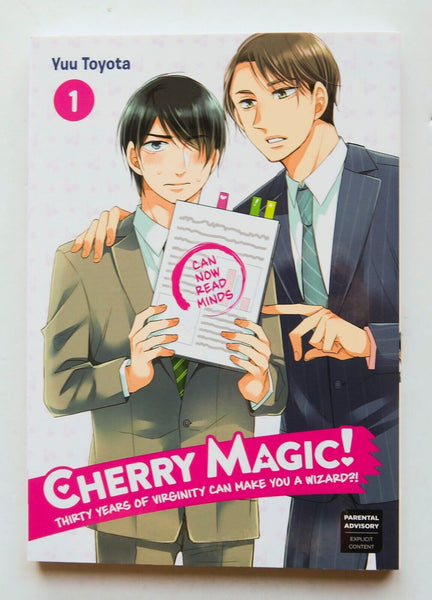 Cherry Magic Thirty Years of Virginity 1 Square Enix Manga Novel Comic Book - Very Good