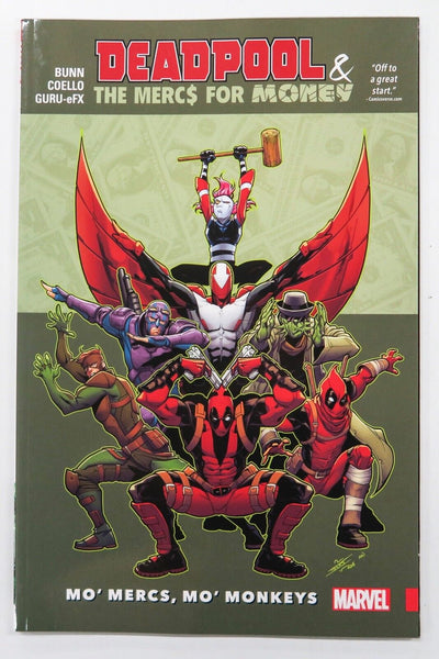 Deadpool & The Mercs for Money Mo Monkeys Vol. 1 Marvel Graphic Novel Comic Book - Very Good