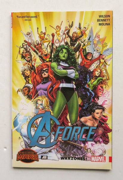 A-Force Vol. 0 Warzones Secret Wars Marvel Graphic Novel Comic Book - Very Good