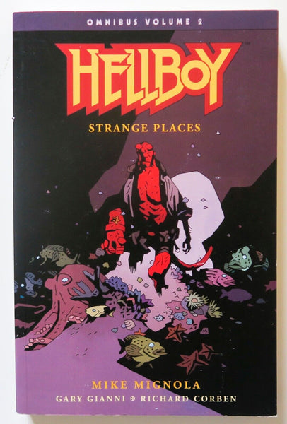 Hellboy Strange Places Vol. 2 Mike Mignola Dark Horse Graphic Novel Comic Book - Very Good