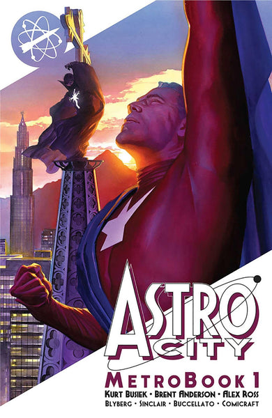 Astro City Metrobook, Volume 1 [Paperback] Busiek, Kurt; Anderson, Brent; Blyberg, Will; Buccellato, Steve; Sinclair, Alex and Ross, Alex  - Good