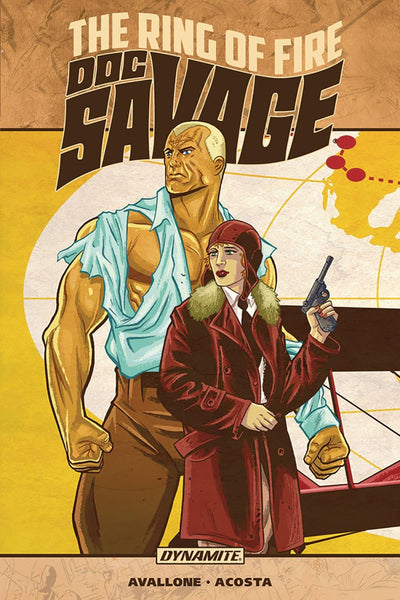 Doc Savage: The Ring of Fire [Paperback] Avallone, David and Acosta, Dave  - Good
