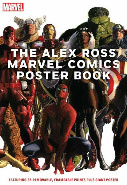 The Alex Ross Marvel Comics Poster Book - Very Good