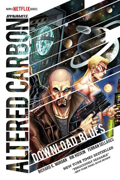 Altered Carbon Download Blues Hardcover Dynamite Graphic Novel Comic Book - Very Good