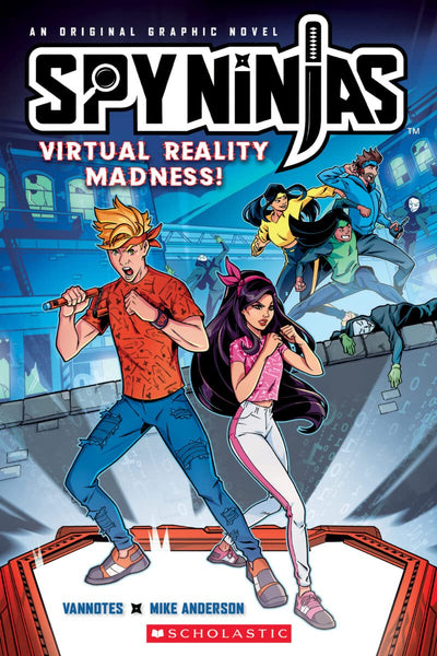 Spy Ninjas Official Graphic Novel: Virtual Reality Madness! [Paperback] Vannotes and Anderson, Mike