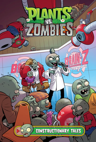 Plants vs. Zombies Volume 18: Constructionary Tales [Hardcover] Tobin, Paul; Hamm, Jesse and Breckel, Heather  - Very Good