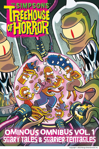 Simpsons Treehouse of Horror Ominous Omnibus Volume 1 HC Abrams ComicArts - Very Good