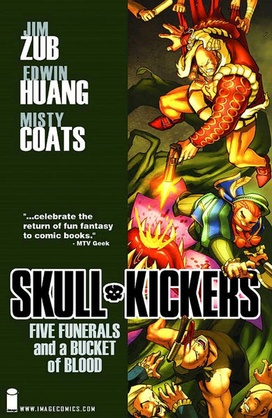 Skullkickers, Vol. 2: Five Funerals and a Bucket of Blood [Paperback] Zubkavich, Jim; Huang, Edwin and Coats, Misty  - Very Good