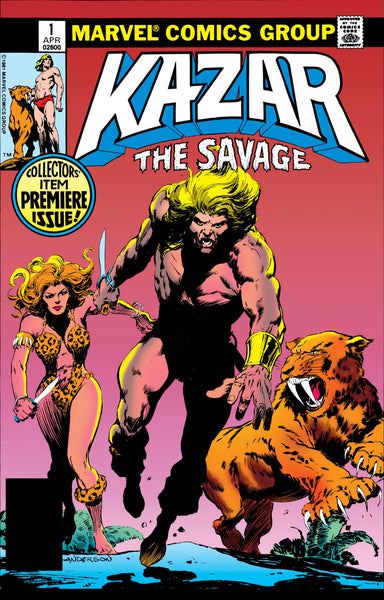 KA-ZAR THE SAVAGE OMNIBUS [Hardcover] Jones, Bruce; Marvel Various and Anderson, Brent