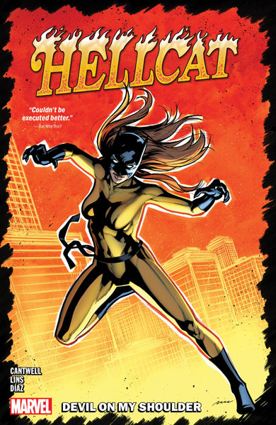 HELLCAT DEVIL ON MY SHOULDER TPB Marvel Comics - Very Good